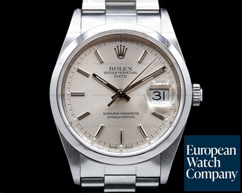 mens stainless steel rolex date ref 15200 3135 original|rolex oyster 15200.